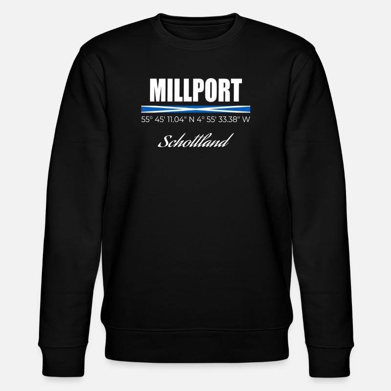 Millport - Stanley/Stella Unisex Bio-Sweatshirt CHANGER  - Schwarz