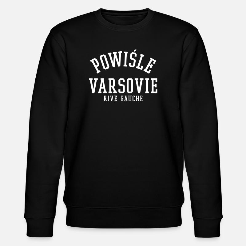 Powisle Warszawa Varsovie - Sweat bio CHANGER Stanley/Stella Unisexe - noir