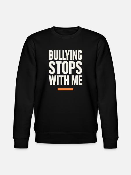 Anti-mobbing-freundlichkeit, Stehen Sie - Stanley/Stella Unisex Bio-Sweatshirt CHANGER  - Schwarz