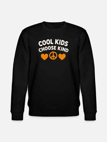 Anti-bullying friendliness, Stand up - Stanley/Stella CHANGER Unisex Organic Sweatshirt - black