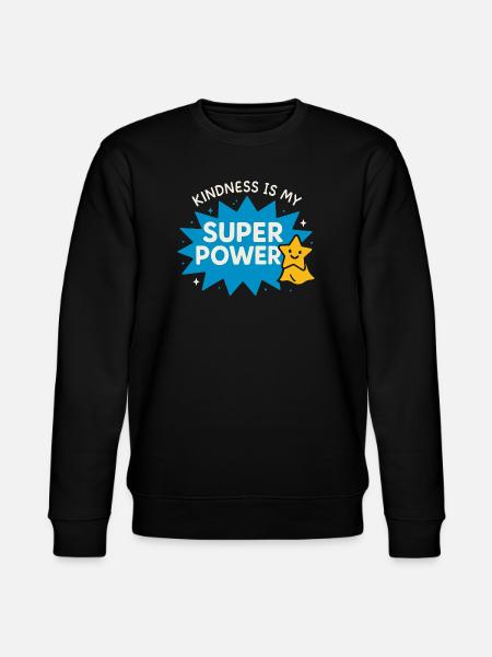 Anti-mobbing-freundlichkeit, Stehen Sie - Stanley/Stella Unisex Bio-Sweatshirt CHANGER  - Schwarz