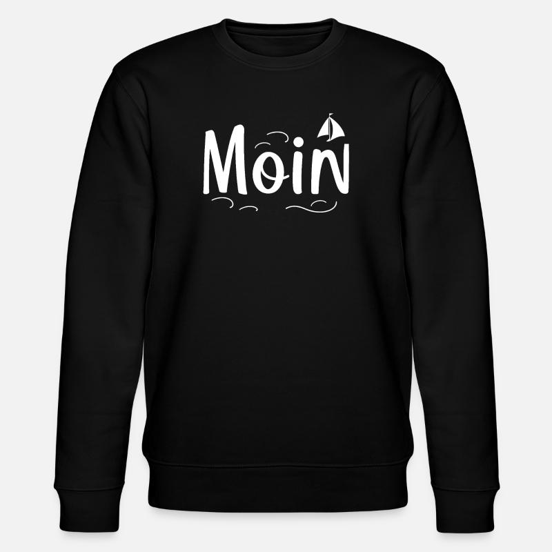 Moin Wave Design - Stanley/Stella CHANGER Unisex Organic Sweatshirt - black