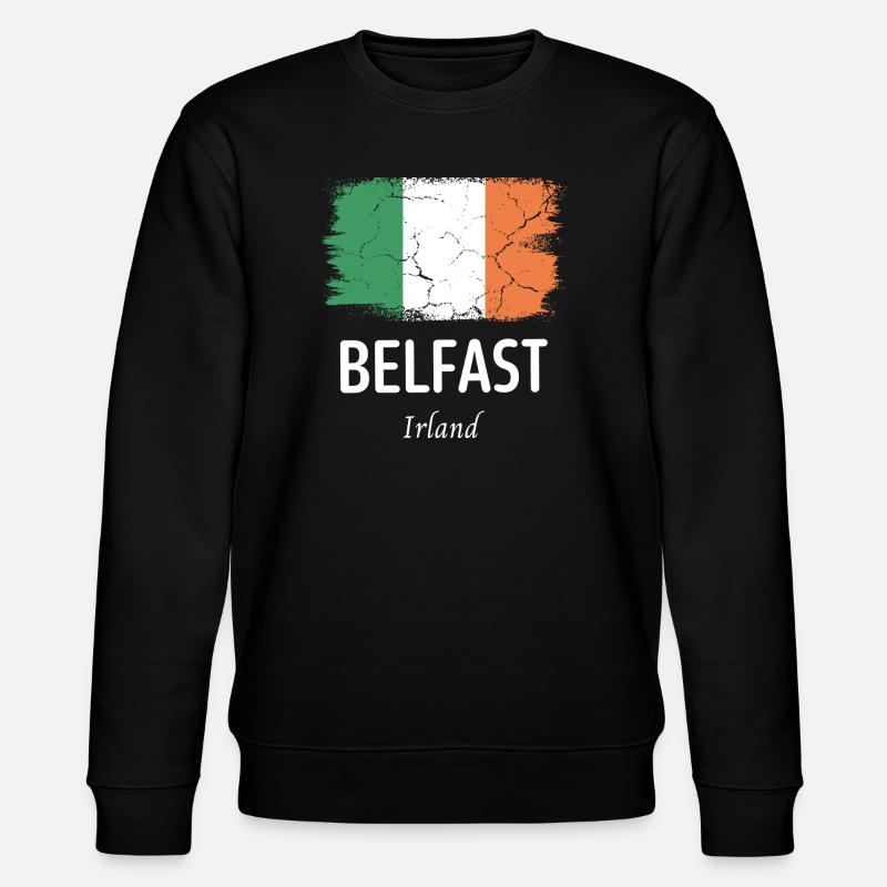 Belfast - Stanley/Stella CHANGER Unisex Organic Sweatshirt - black
