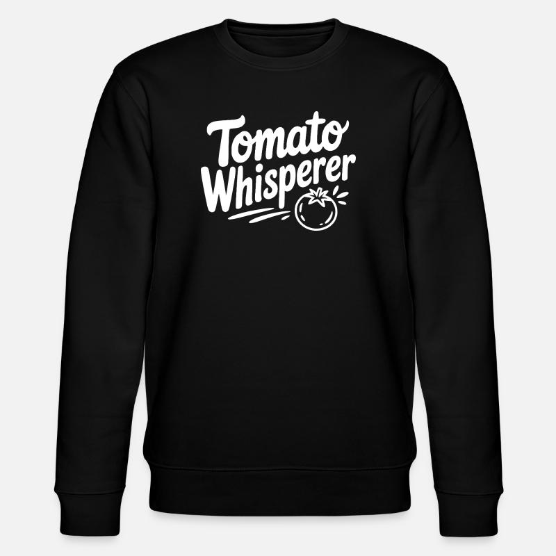 Tomatenflüsterer - Stanley/Stella Unisex Bio-Sweatshirt CHANGER  - Schwarz