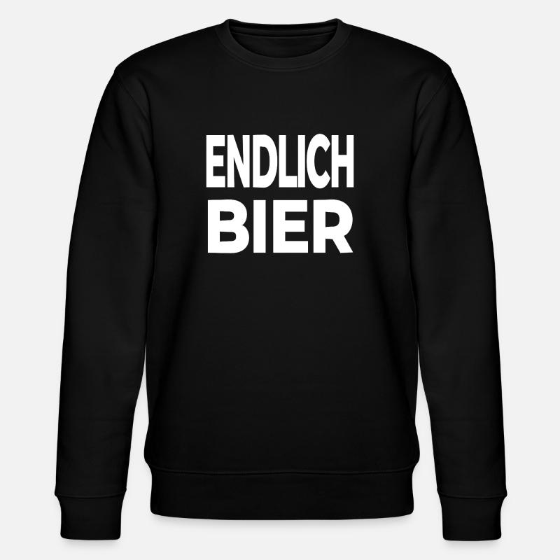 Bier - Stanley/Stella Unisex Bio-Sweatshirt CHANGER  - Schwarz
