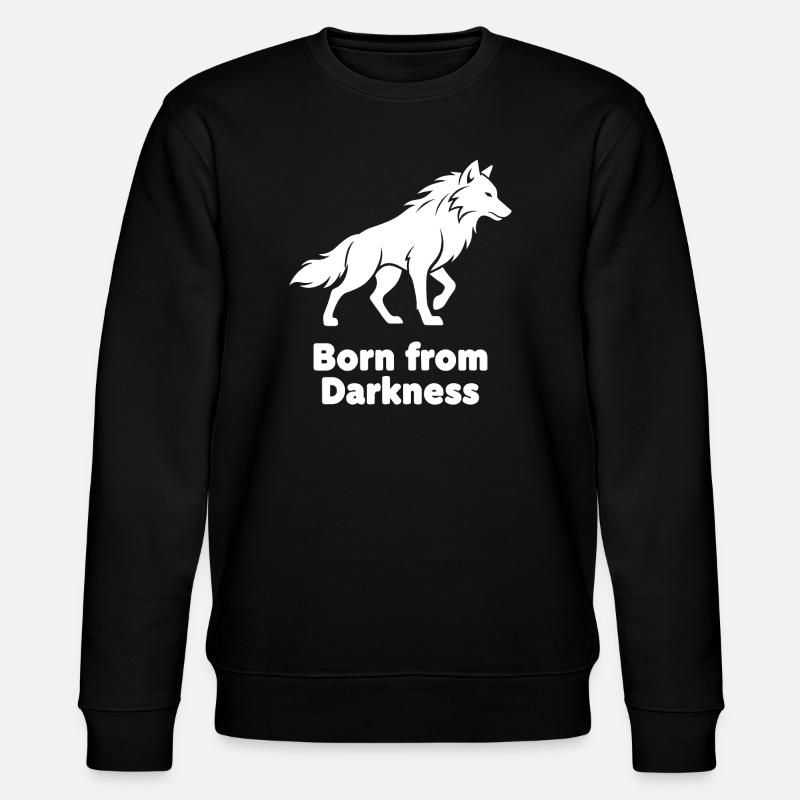 Born from Darkness Wolf - Stanley/Stella CHANGER Unisex Organic Sweatshirt - black