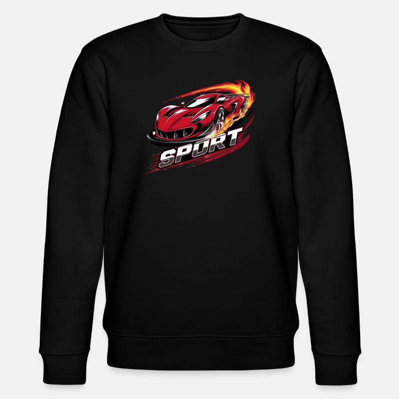 Sportwagen - Stanley/Stella Unisex Bio-Sweatshirt CHANGER  - Schwarz