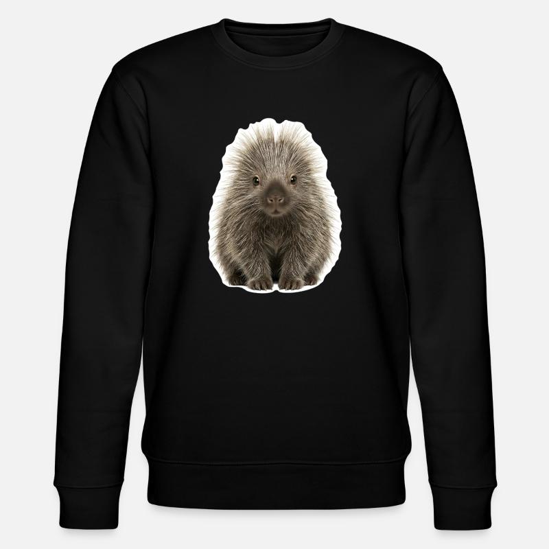 Porc-épic mignon - Mignon - Sweat bio CHANGER Stanley/Stella Unisexe - noir