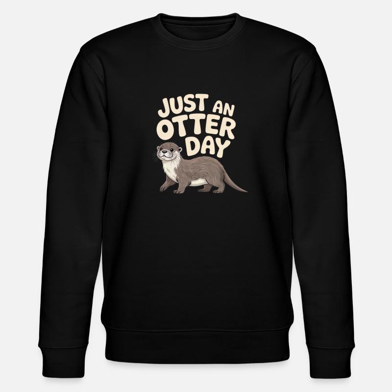 Simplement un jour de loutre - Sweat bio CHANGER Stanley/Stella Unisexe - noir