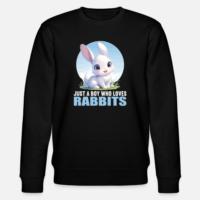 Hasen Hase - Stanley/Stella Unisex Bio-Sweatshirt CHANGER - Schwarz