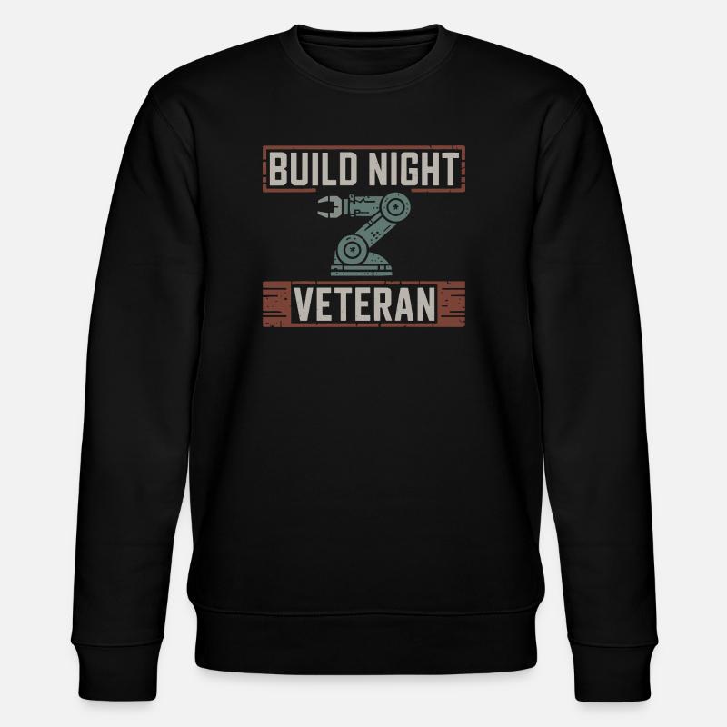Roboterteam-elterngeschenk - Stanley/Stella Unisex Bio-Sweatshirt CHANGER  - Schwarz