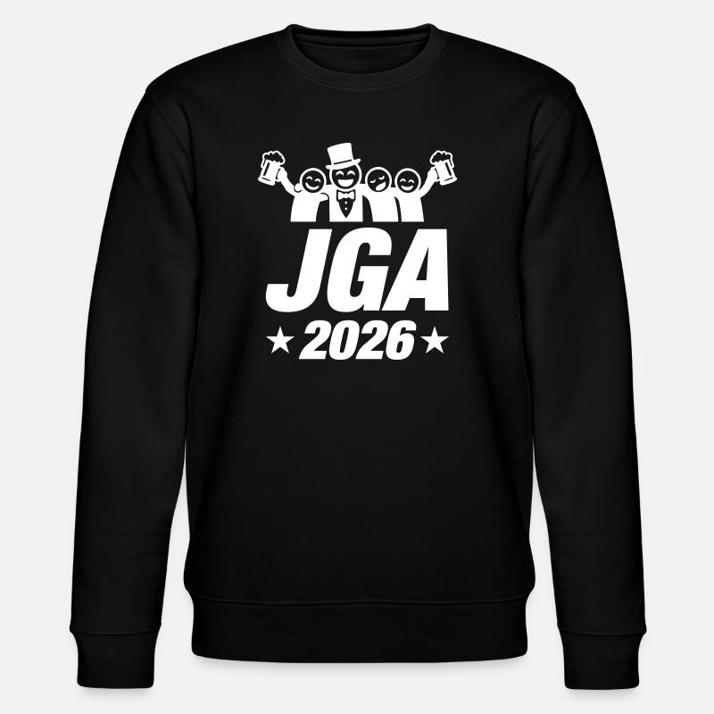 Bachelor party 2026 - Stanley/Stella CHANGER Unisex Organic Sweatshirt - black