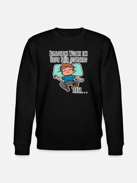 Morgenmuffel? Früh aufstehen oder faulenzen? - Stanley/Stella Unisex Bio-Sweatshirt CHANGER - Schwarz