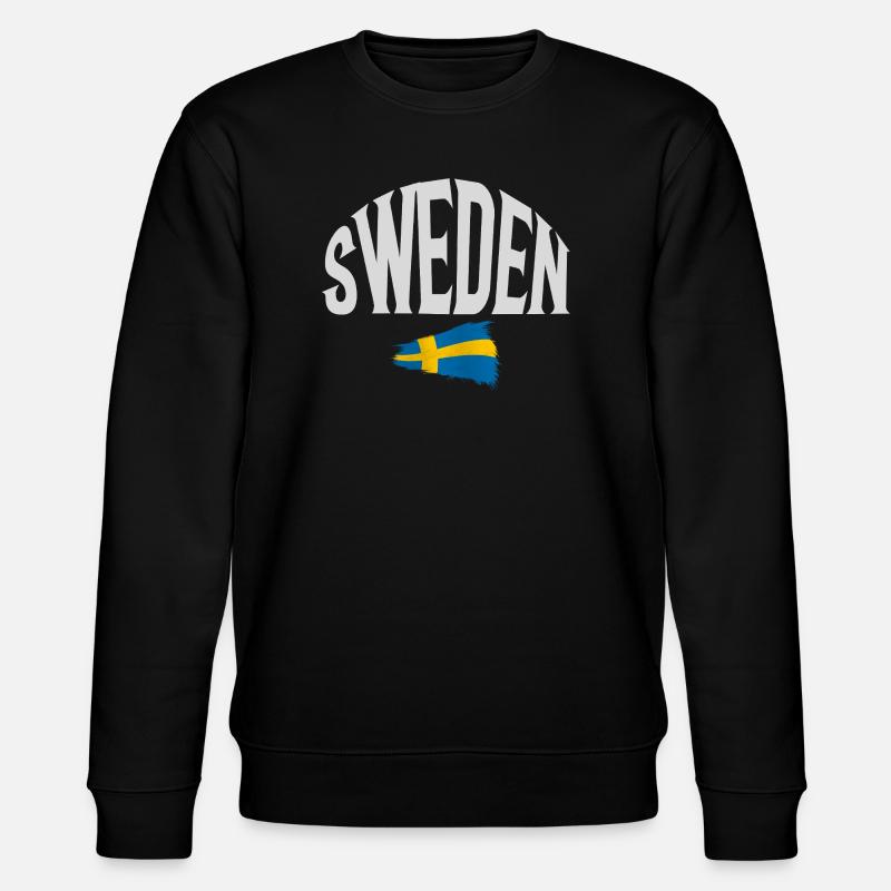 Sweden - Stanley/Stella Unisex Bio-Sweatshirt CHANGER - Schwarz