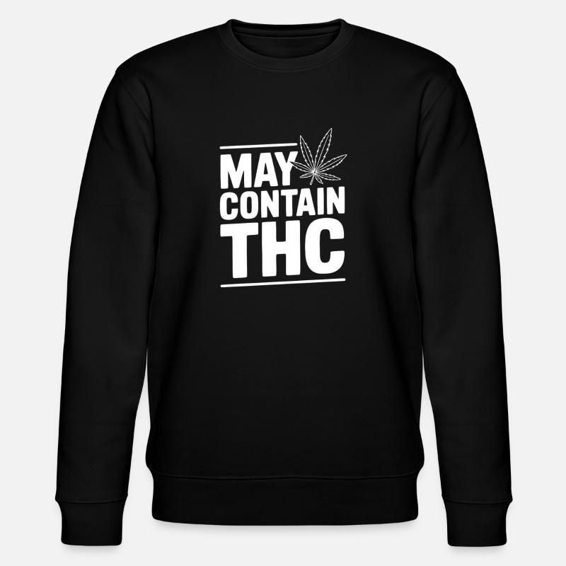 Kann THC enthalten - Stanley/Stella Unisex Bio-Sweatshirt CHANGER  - Schwarz