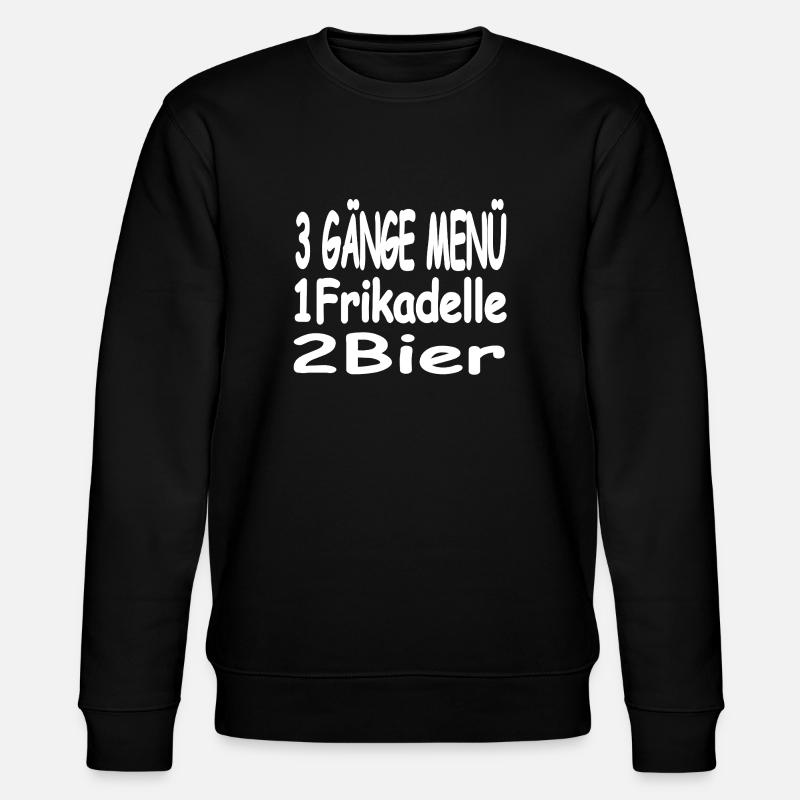 Bière - Sweat bio CHANGER Stanley/Stella Unisexe - noir