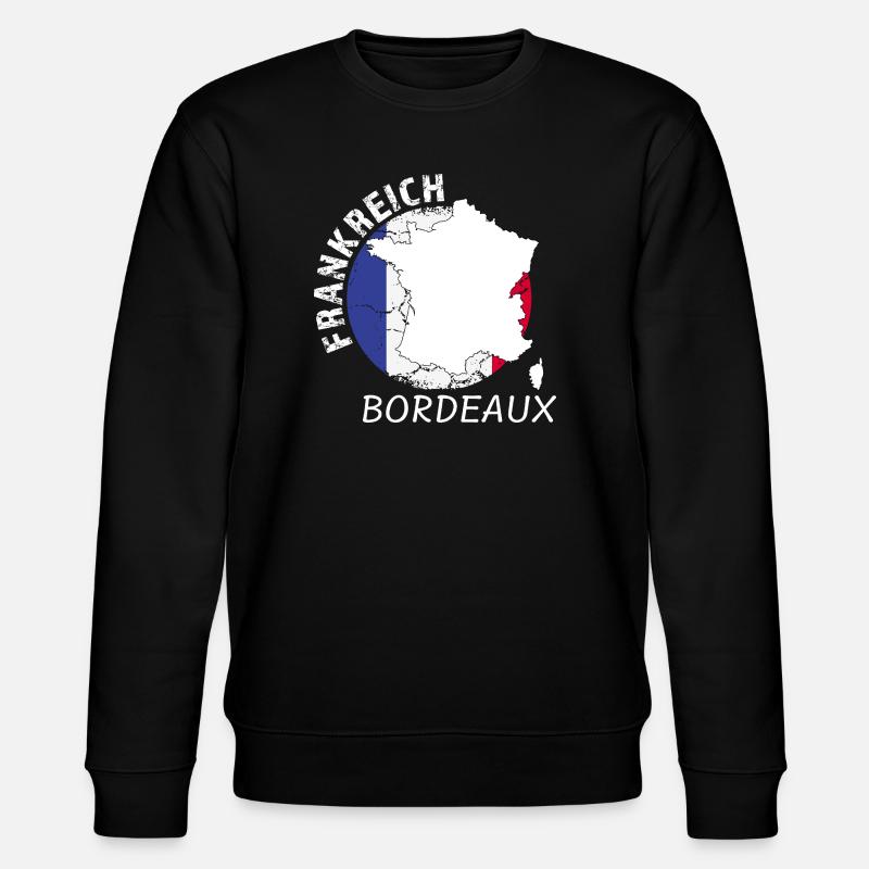 Bordeaux - Stanley/Stella Unisex Bio-Sweatshirt CHANGER  - Schwarz