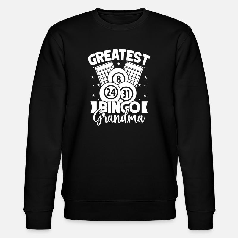 Joueuse de bingo Grand-mère Bingo - Sweat bio CHANGER Stanley/Stella Unisexe - noir