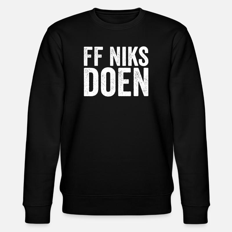FF macht nichts – eine wunderbare Ruhe - Stanley/Stella Unisex Bio-Sweatshirt CHANGER - Schwarz