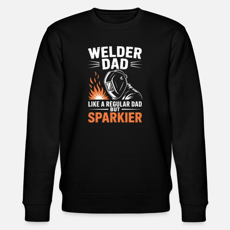 Schweißer Spruch Beruf Lustiges Schweißer Geschenk - Stanley/Stella Unisex Bio-Sweatshirt CHANGER  - Schwarz
