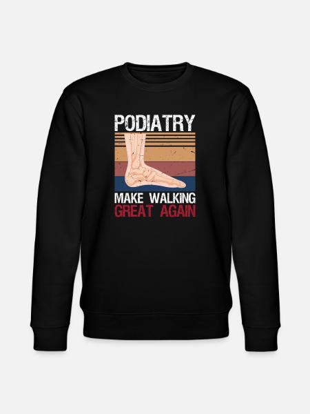 Funny Podiatrist Gift Cool Podiatry - Stanley/Stella CHANGER Unisex Organic Sweatshirt - black