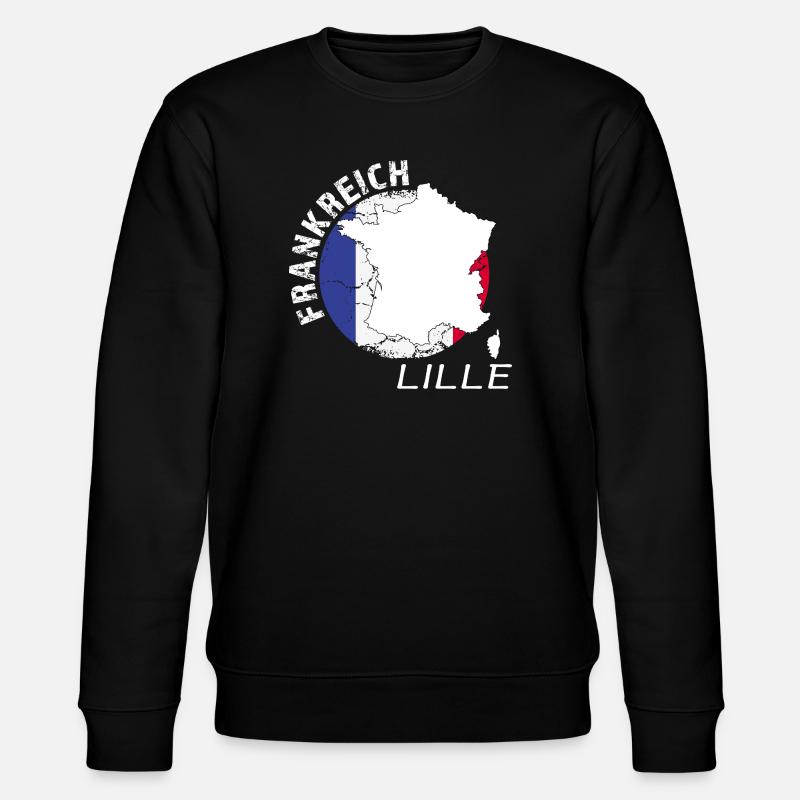 Lille - Stanley/Stella Unisex Bio-Sweatshirt CHANGER  - Schwarz