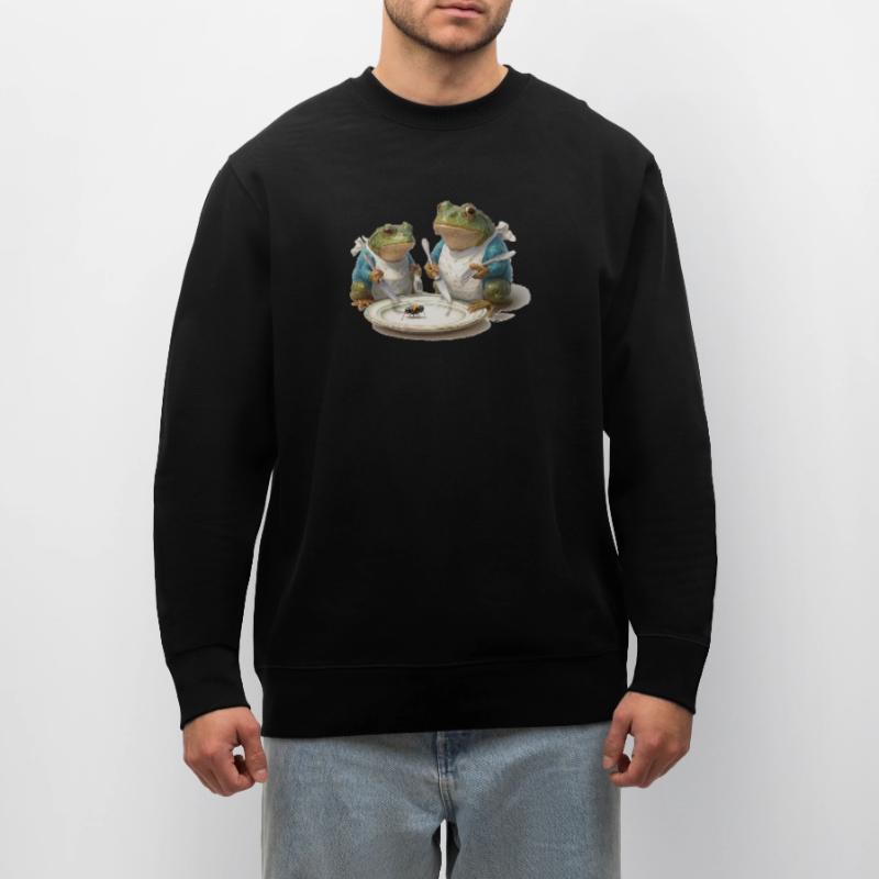 Frog Dinner: Fly on a Plate Stanley/Stella CHANGER Unisex Organic Sweatshirt