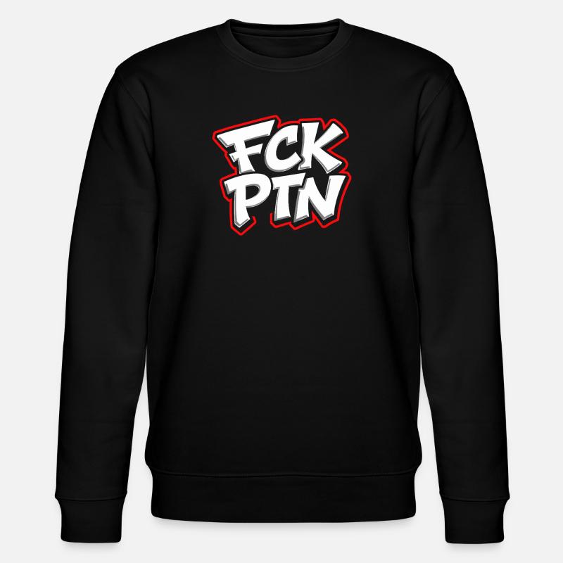 Déclaration anti-Poutine du FCK PTN - Sweat bio CHANGER Stanley/Stella Unisexe - noir