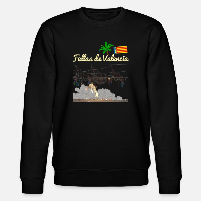 Fallas de Valencia Mascleta - Sweat bio CHANGER Stanley/Stella Unisexe - noir