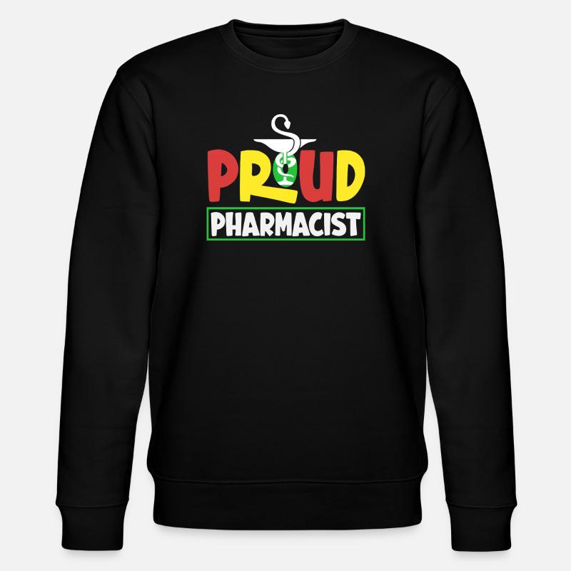 Apotheker Pharmazeutisch-technischer - Stanley/Stella Unisex Bio-Sweatshirt CHANGER  - Schwarz