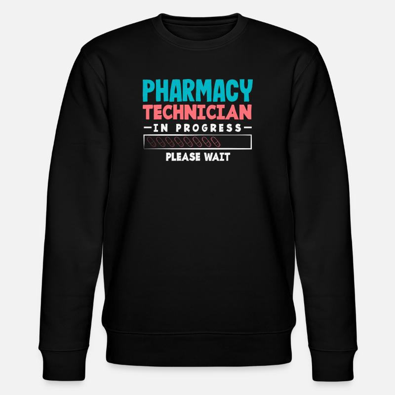 Apotheker Pharmazeutisch-technischer - Stanley/Stella Unisex Bio-Sweatshirt CHANGER  - Schwarz