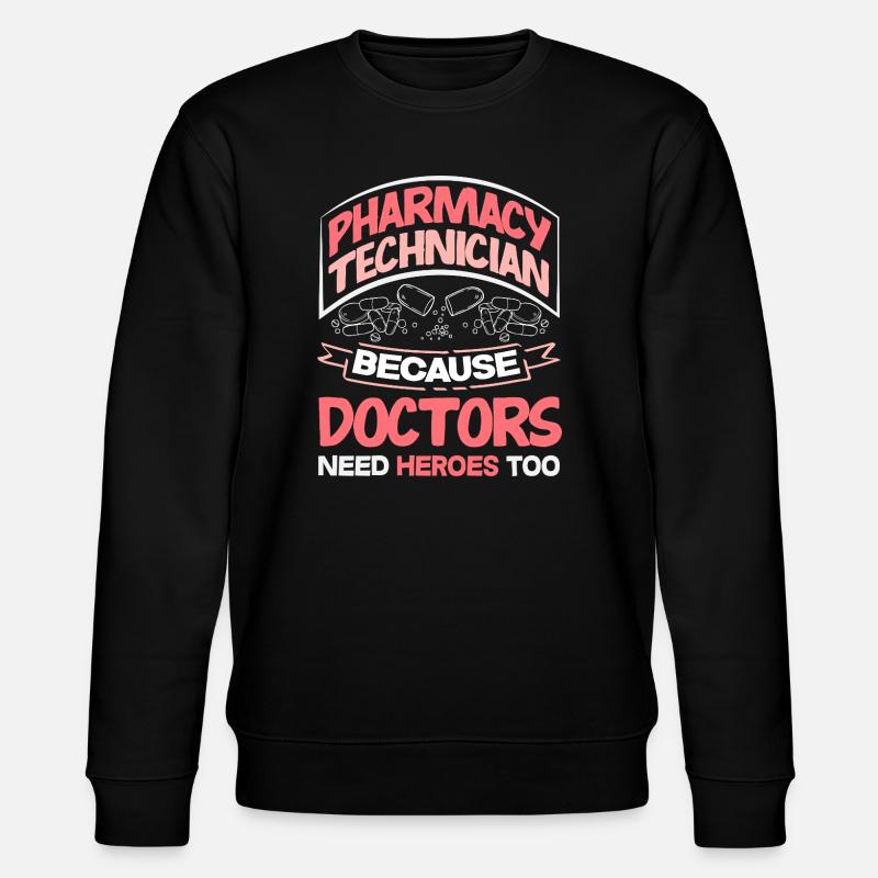 Apotheker Pharmazeutisch-technischer - Stanley/Stella Unisex Bio-Sweatshirt CHANGER  - Schwarz
