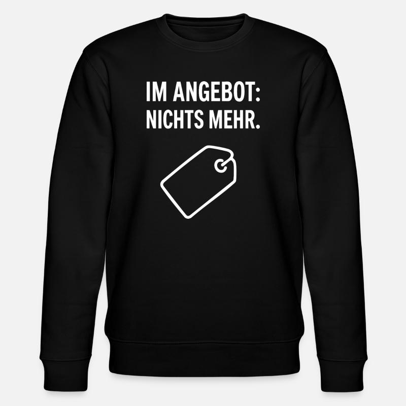 Scherz design: im Angebot nichts mehr - Stanley/Stella Unisex Bio-Sweatshirt CHANGER - Schwarz