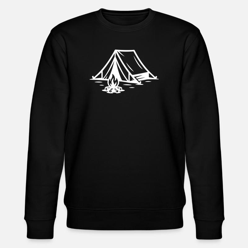 Feu de camp sous tente - Sweat bio CHANGER Stanley/Stella Unisexe - noir