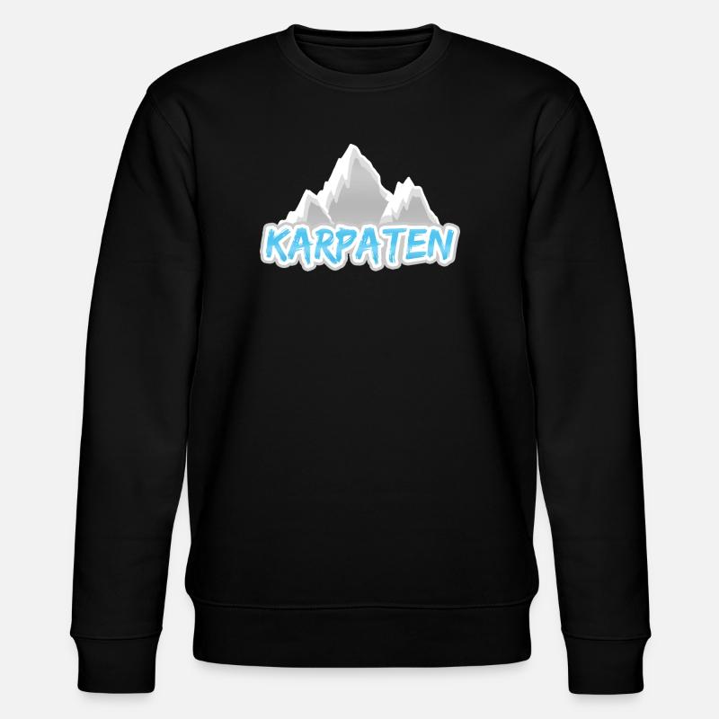 Berg Karpaten - Stanley/Stella Unisex Bio-Sweatshirt CHANGER  - Schwarz