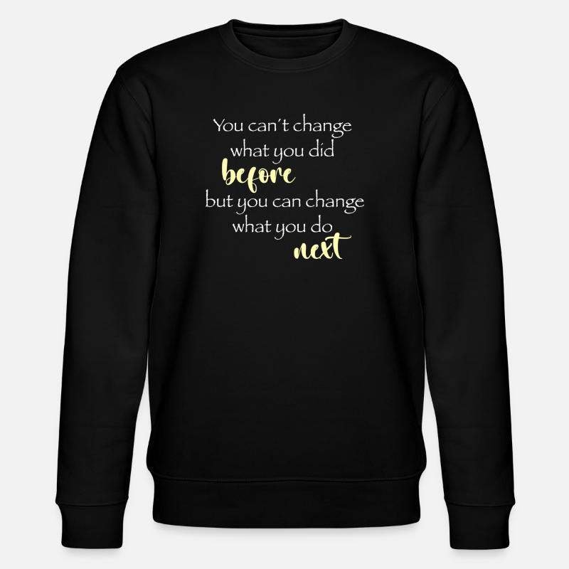 Change next - Stanley/Stella Unisex Bio-Sweatshirt CHANGER  - Schwarz