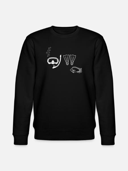 Scuba diving - gift idea - Stanley/Stella CHANGER Unisex Organic Sweatshirt - black