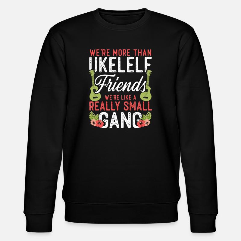Amis du ukulélé hawaïen - Sweat bio CHANGER Stanley/Stella Unisexe - noir