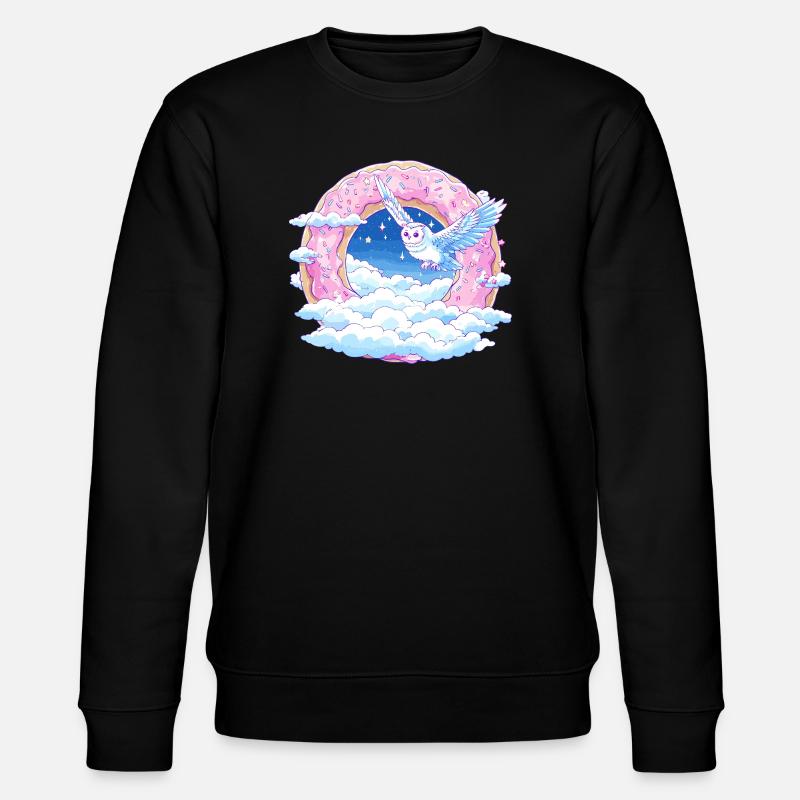 Vol du Ciel Donut - Sweat bio CHANGER Stanley/Stella Unisexe - noir