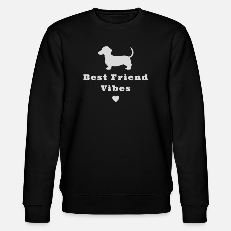 Dackel Dachshund - Stanley/Stella Unisex Bio-Sweatshirt CHANGER  - Schwarz