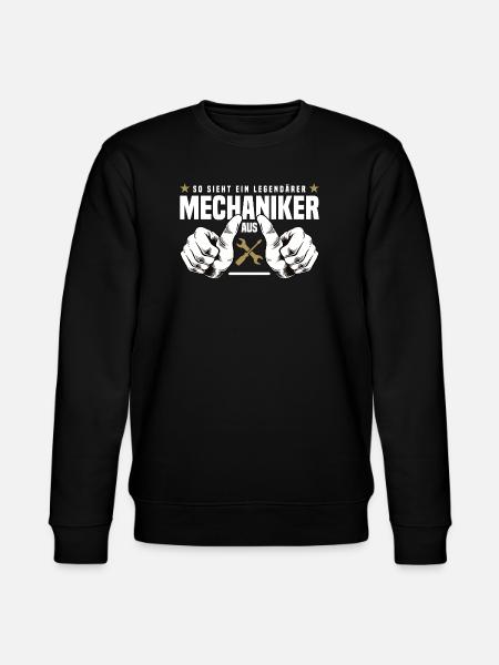 mechanic - Stanley/Stella CHANGER Unisex Organic Sweatshirt - black