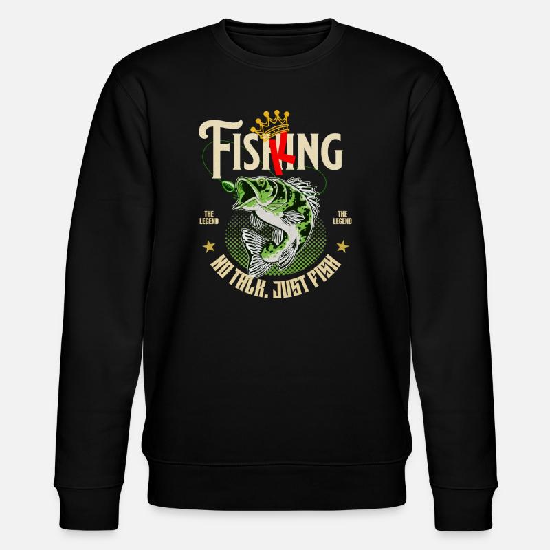 Conception du Fish King Angler - Sweat bio CHANGER Stanley/Stella Unisexe - noir