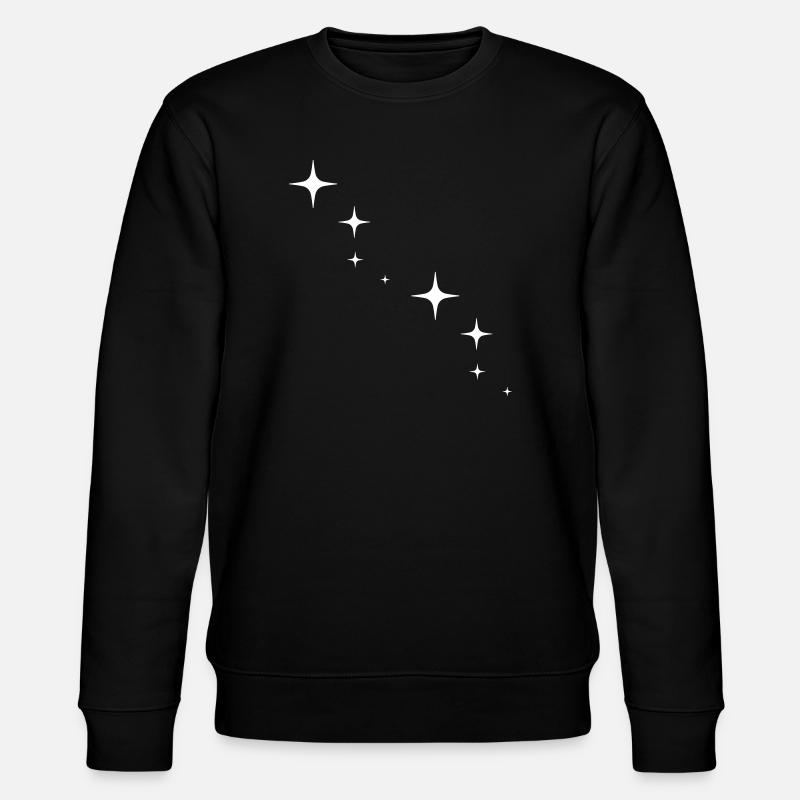 Sterne - Zeichen - Symbole - Stanley/Stella Unisex Bio-Sweatshirt CHANGER  - Schwarz