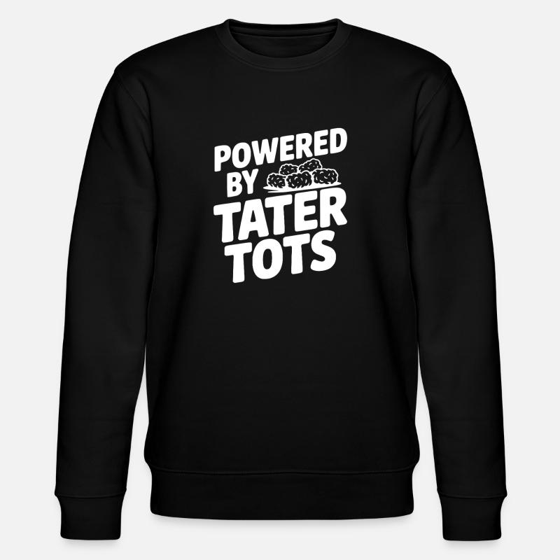Powered by Tater Tots - Stanley/Stella CHANGER Unisex Organic Sweatshirt - black