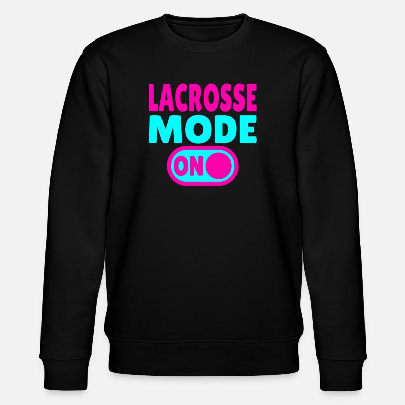 Lacrosse Mode ON - Stanley/Stella Unisex Bio-Sweatshirt CHANGER  - Schwarz