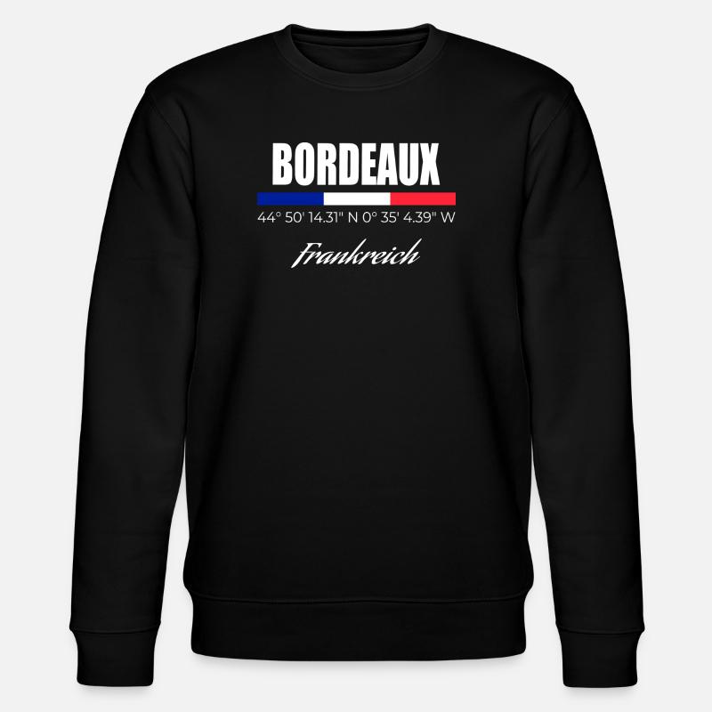 Bordeaux - Stanley/Stella Unisex Bio-Sweatshirt CHANGER  - Schwarz