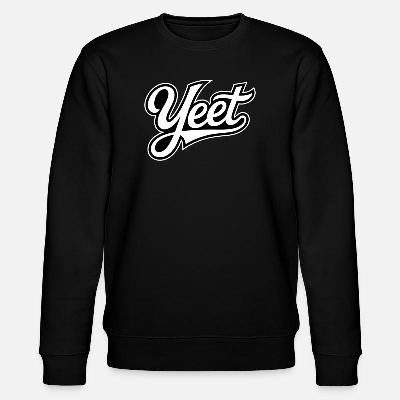 Yeet – Lustige Gen-Alpha-Memes - Stanley/Stella Unisex Bio-Sweatshirt CHANGER  - Schwarz