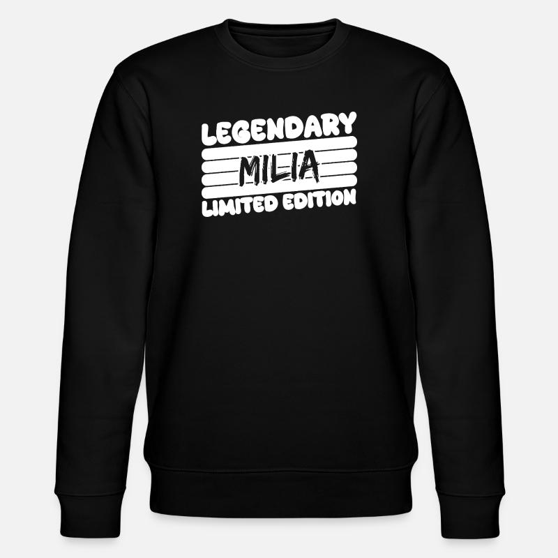 Nom Milia - Sweat bio CHANGER Stanley/Stella Unisexe - noir