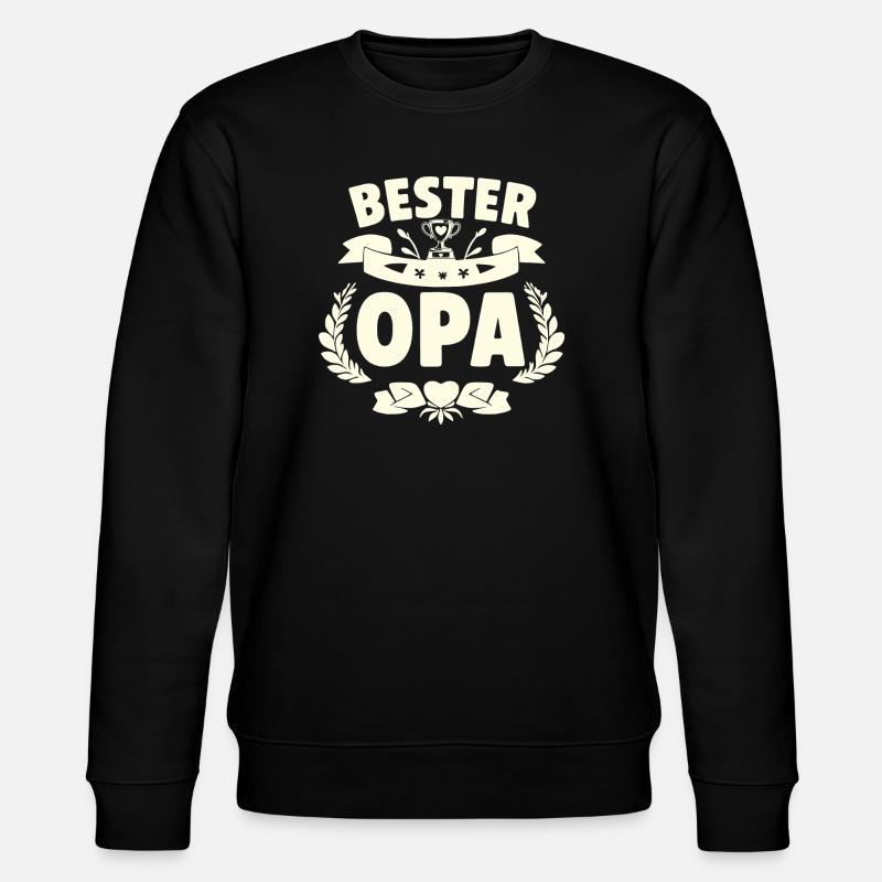 Bester Opa  - Stanley/Stella Unisex Bio-Sweatshirt CHANGER  - Schwarz