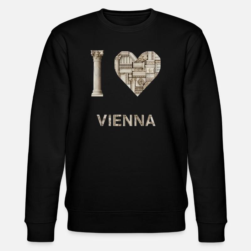 Vienna – Monumental Architecture - Stanley/Stella CHANGER Unisex Organic Sweatshirt - black